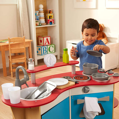 Melissa & Doug Cooks Corner Wooden Kitchen