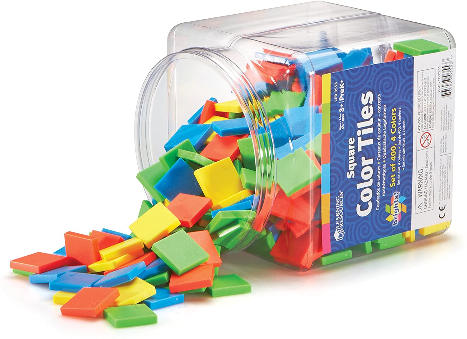Learning Resources Square Color Tiles