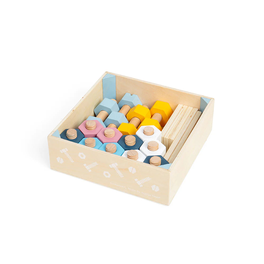 BigJigs Crate of Nuts and Bolts