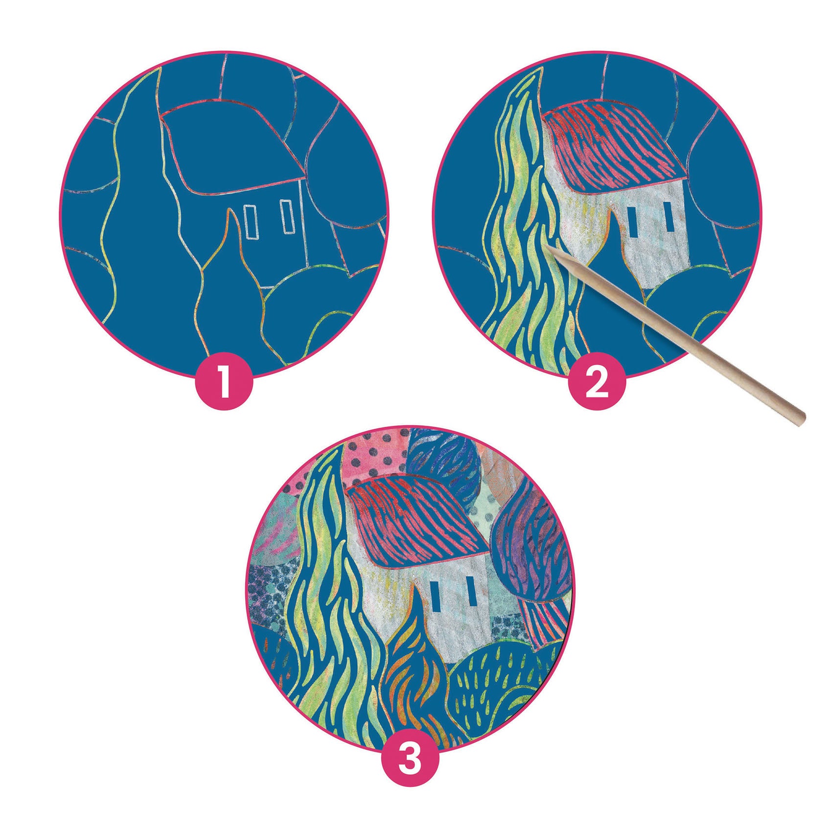 Djeco The South Inspired By Vincent Van Gogh Scratch Cards