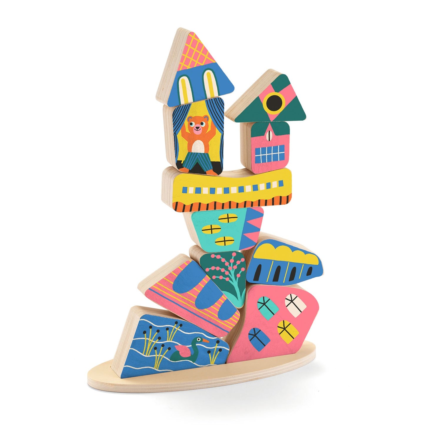 Djeco Ze Stakaboom Wooden Balancing Game