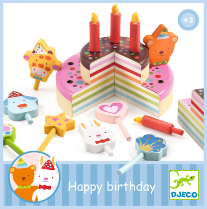 Djeco Role Playing Happy Birthday Cake