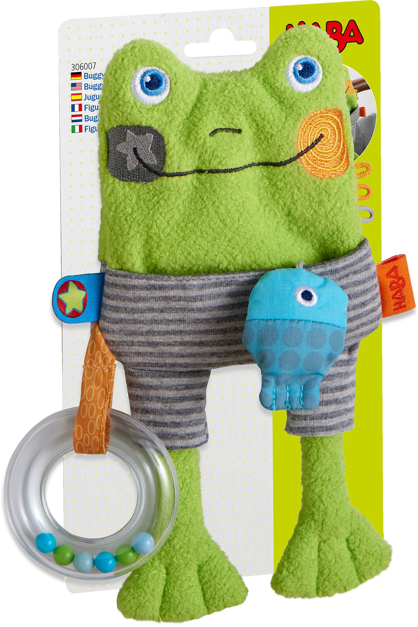 Haba Buggy Play Figure Green Hopper