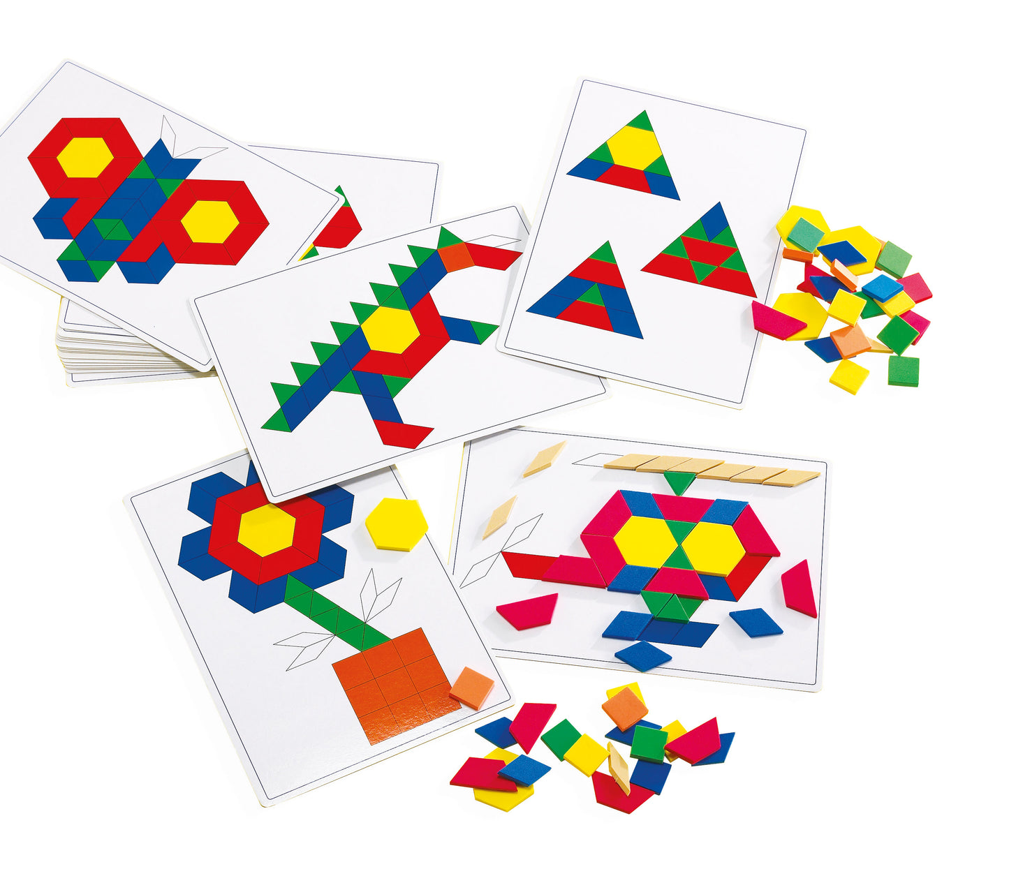 Edx Education Basic Pattern Block Cards