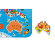 Janod Magnetic World Map - English Version