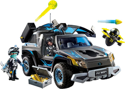 Playmobil 9254 Top Agents Dr. Drone's Pickup with Firing Weapons (D)