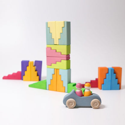 GRIMMS Stepped Roofs Pastel