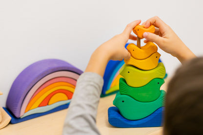 Gluckskafer 7 Piece Bird Stacker