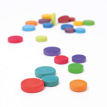Grimms Wooden Rainbow Coins