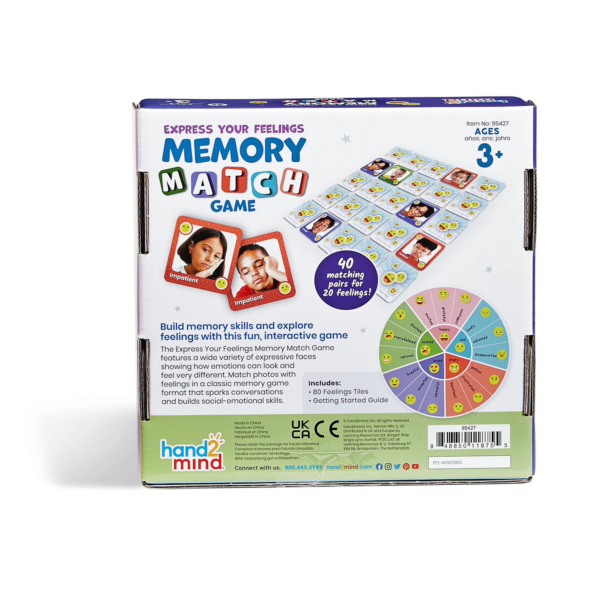 Learning Hand2mind Resources Express Your Feelings Memory Match Game