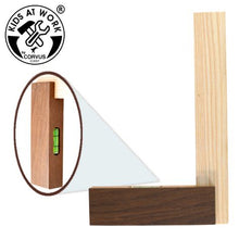Kids At Work Wooden Angle With Spirit Level
