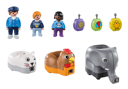 Playmobil 1.2.3 70405 Animal Train