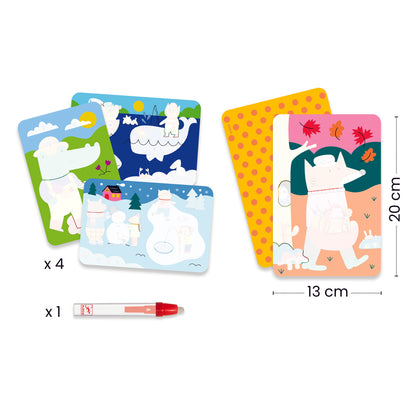 Djeco Magic Colouring 4 Seasons