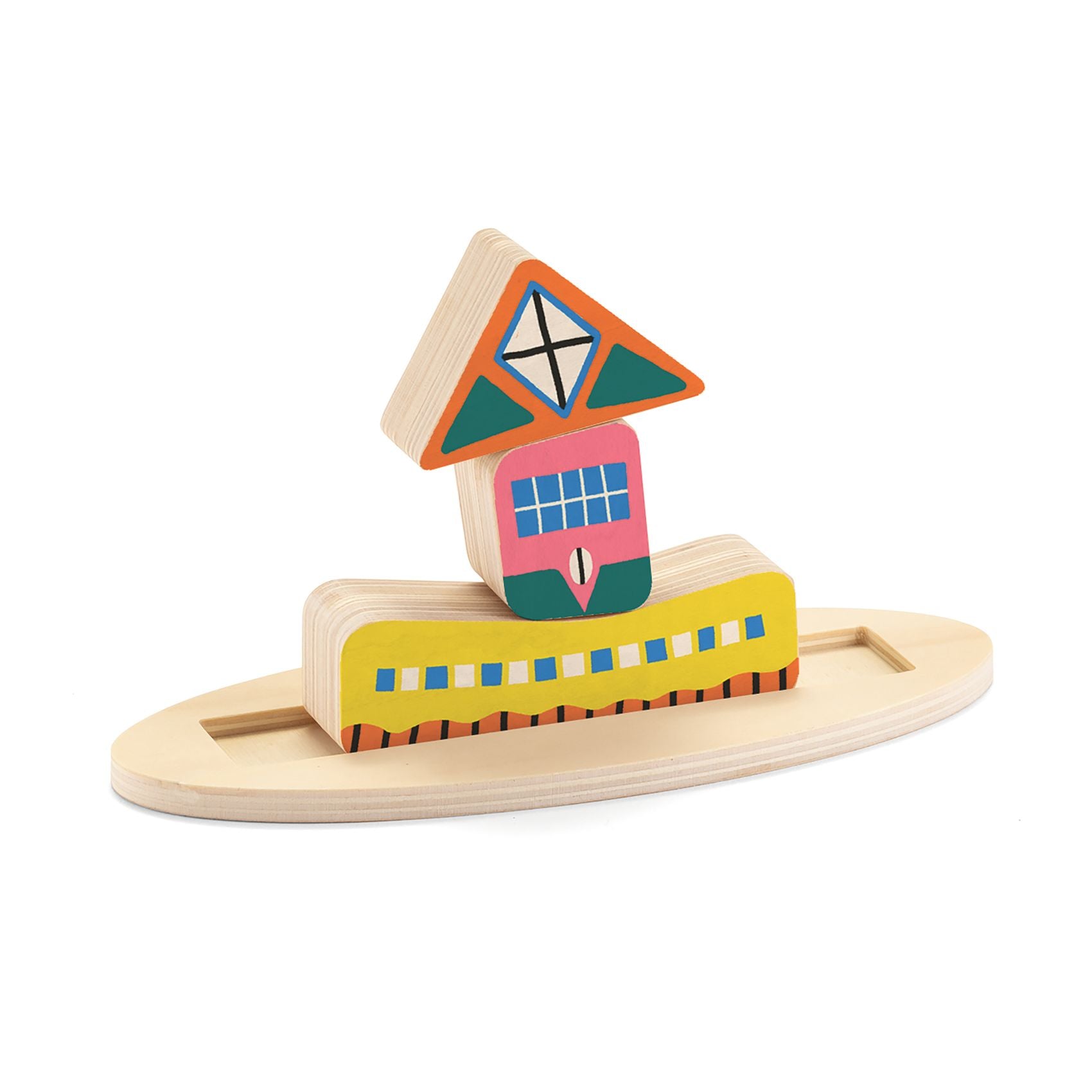 Djeco Ze Stakaboom Wooden Balancing Game