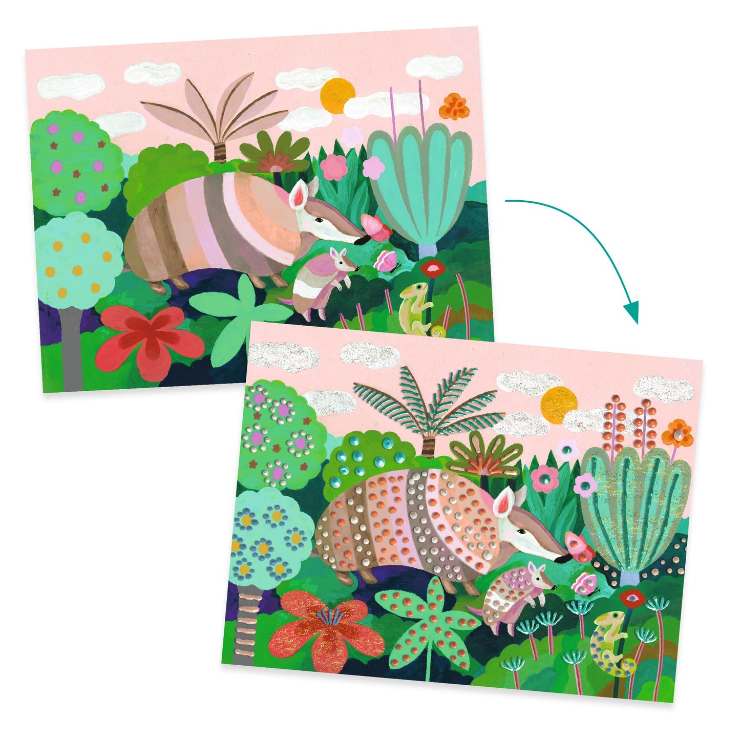 Djeco Tropical Forest3D Painting