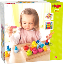 Haba Pegging Game Rainbow Whirls
