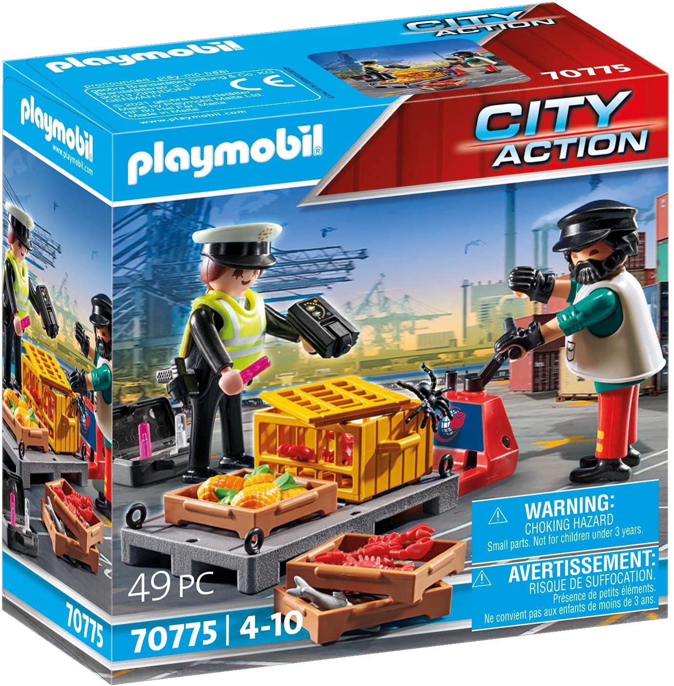 Playmobil Plus City Action 70775 Cargo Customs Check
