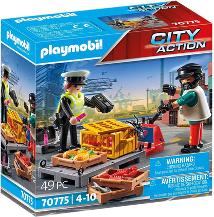 Playmobil Plus City Action 70775 Cargo Customs Check