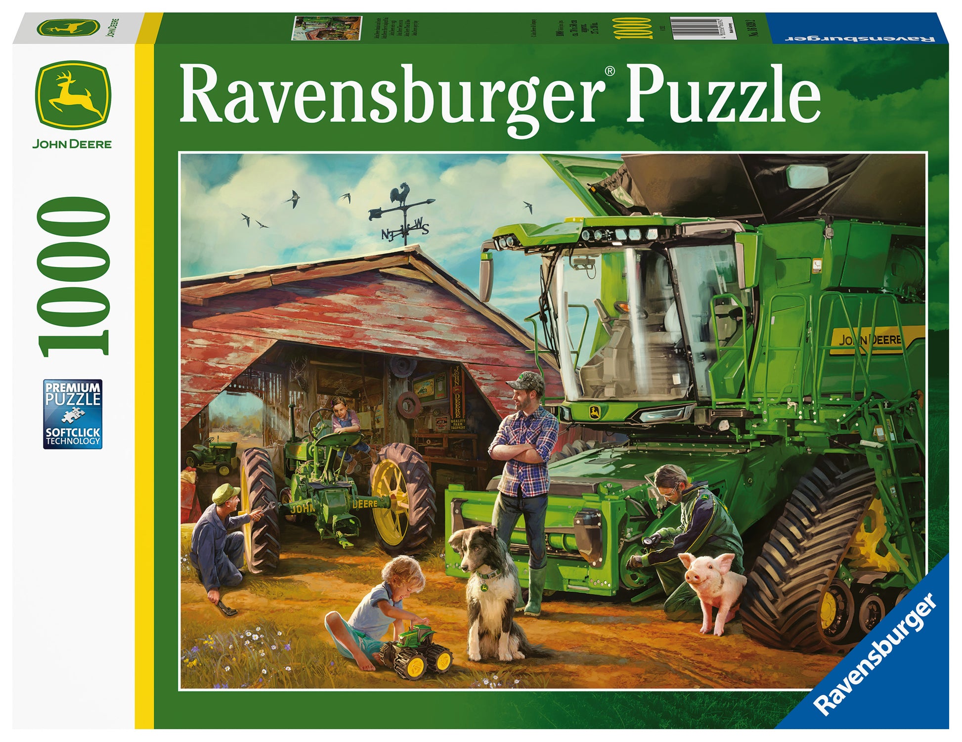 Ravensburger John Deere Then & Now, 1000pc