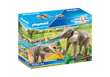 Playmobil 70324 Family Fun Elephant Habitat