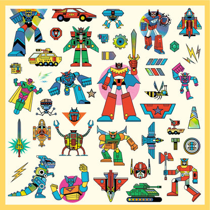 Djeco Stickers Robots