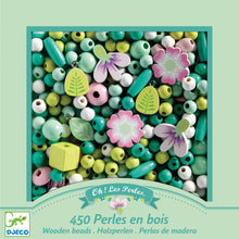 Djeco Wooden Beads, Leaves And Flowers
