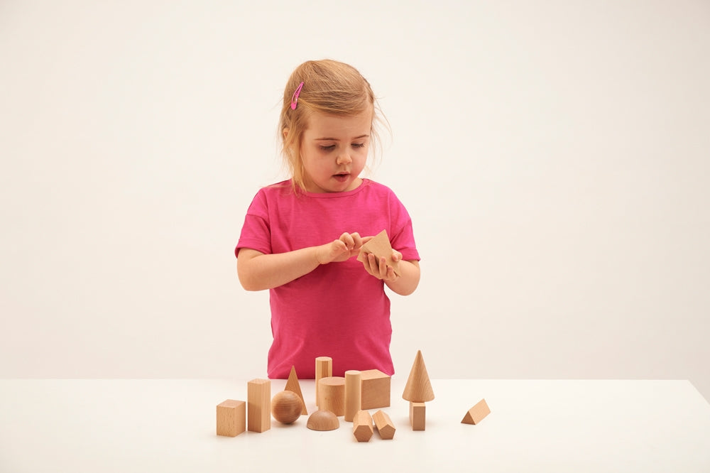 EDX Education Wooden Geometric Solids