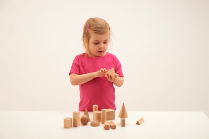 EDX Education Wooden Geometric Solids