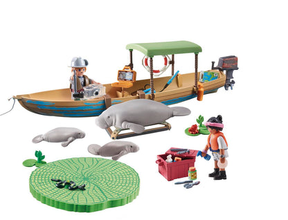 Playmobil 71010 Wiltopia Boat Trip To The Manatees