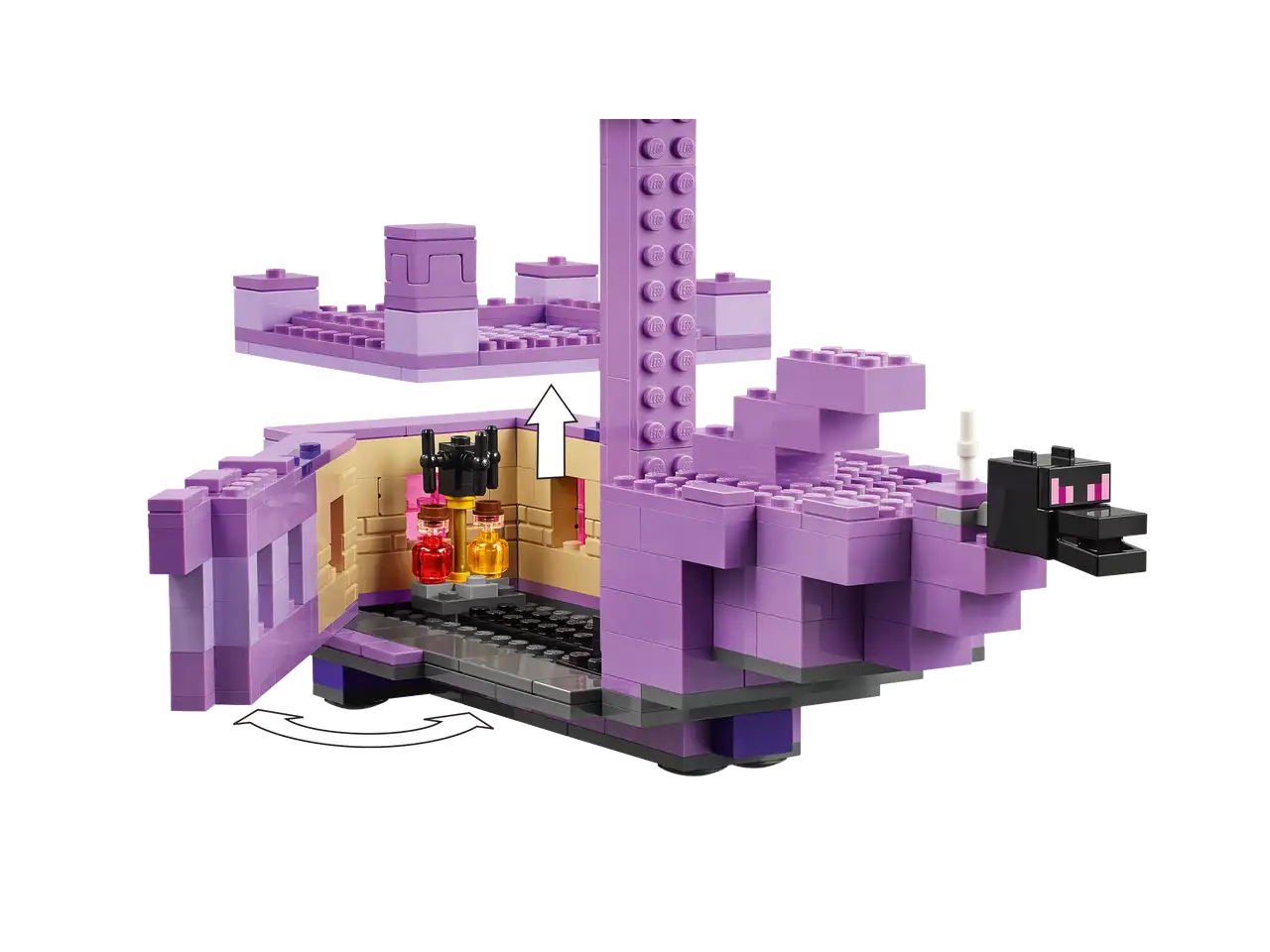 Lego Minecraft 21264 The Ender Dragon and End Ship