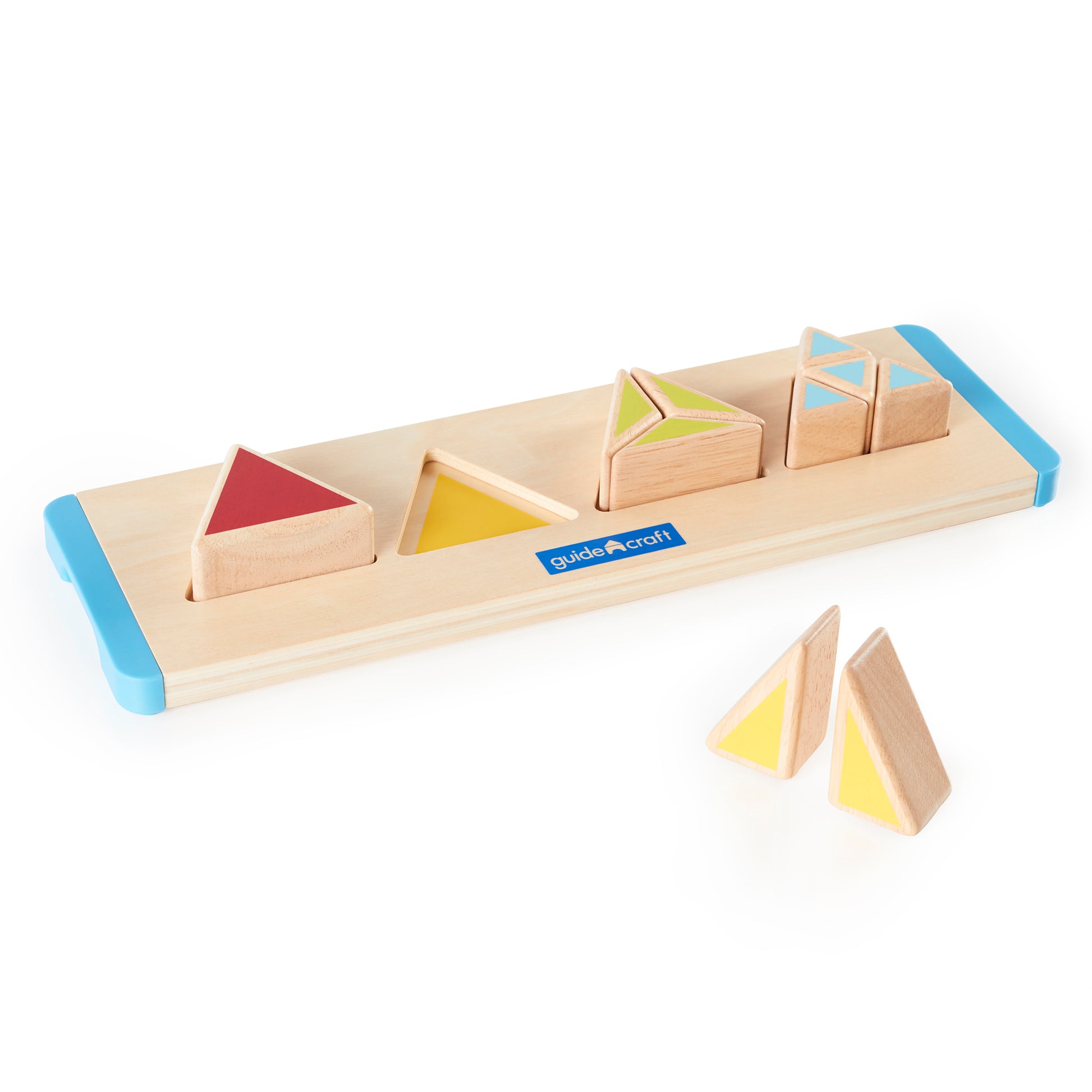 guidecraft Starter Triangle Fractions