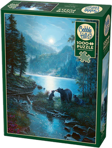 Cobble Hill Puzzles 1000 Pieces Bear Night