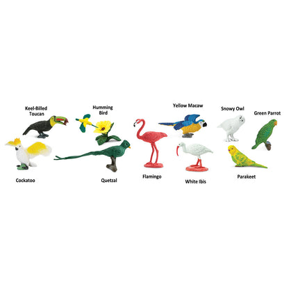 Safari Toob Exotic Birds (10 Pieces)