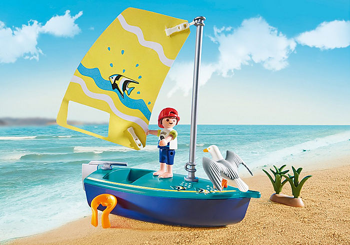 Playmobil 70438 Family Fun Beach Hotel Sailboat