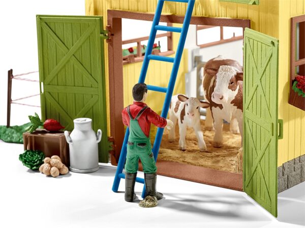 Schleich Large Farm with Animals and Accessories-42333