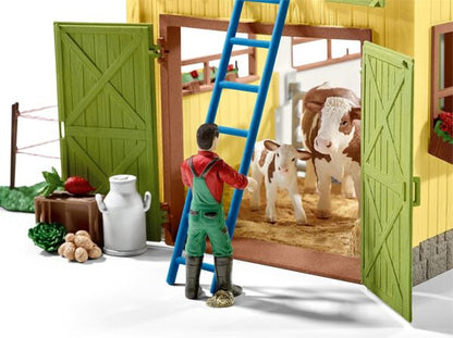 Schleich Large Farm with Animals and Accessories-42333