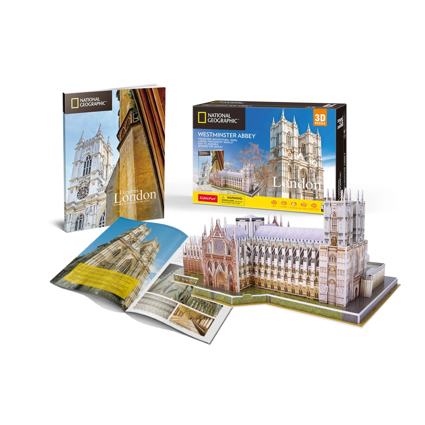 University Games National Geographic Westminster Abbey 3D Puzzle