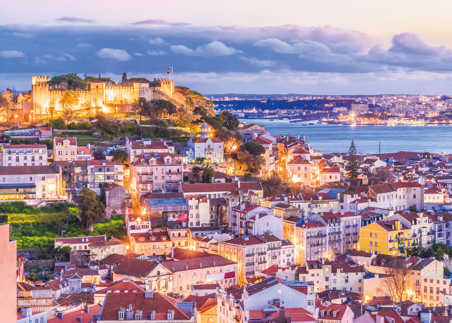 Ravensburger Lisbon & Sao Jorge Castle, 1000pc
