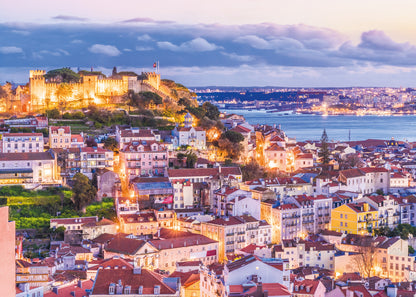 Ravensburger Lisbon & Sao Jorge Castle, 1000pc