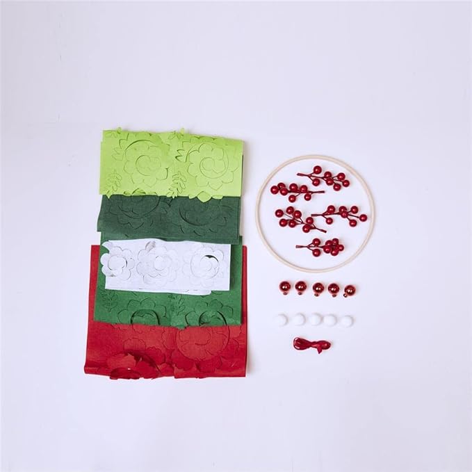 Simply Make Felt Flower Wreath Kit