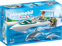 Playmobil 6981 Family Fun Diving Trip with Floating Speedboat