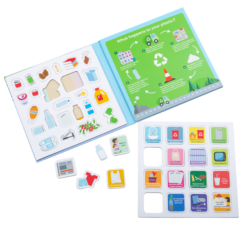 ZooBooKoo Magnet Book - What can we Recycle?