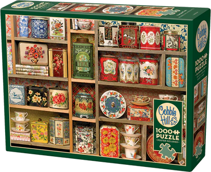 Cobble Hill Puzzles 1000 Pieces Vintage Tins