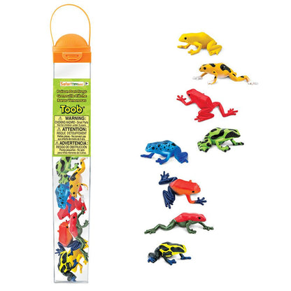 Safari Toob Poison Dart Frogs (8 Pieces)