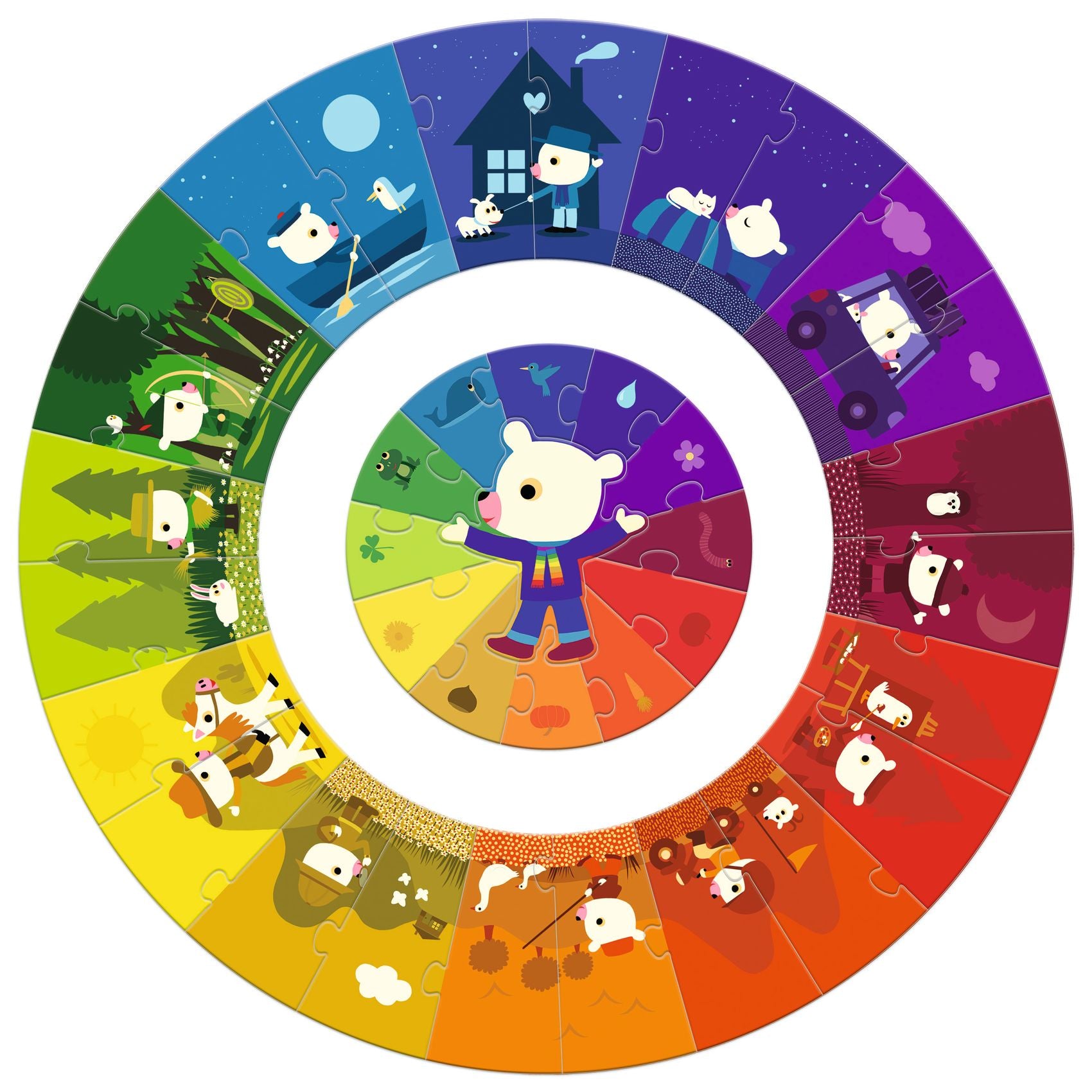 Djeco Colors Puzzle