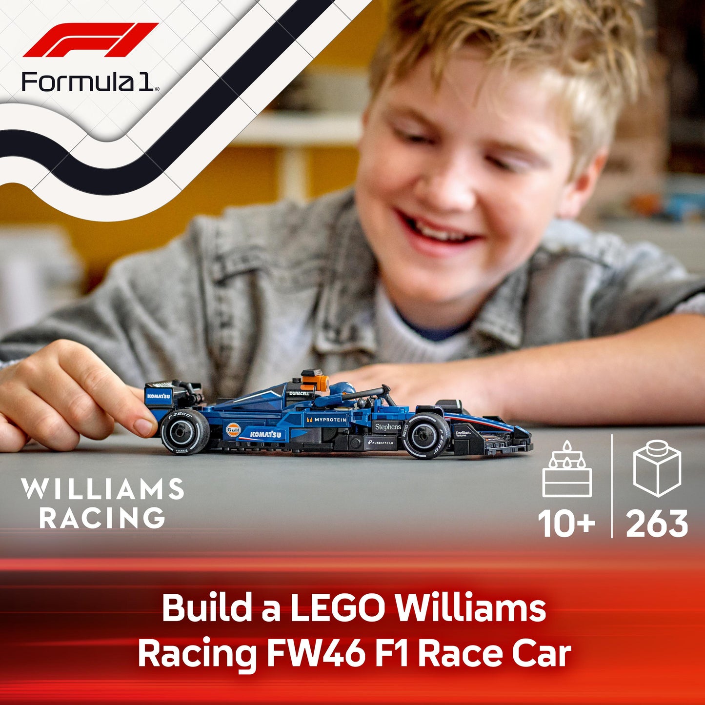 Lego Speed Champions 77249 Williams Racing FW46 F1® Race Car