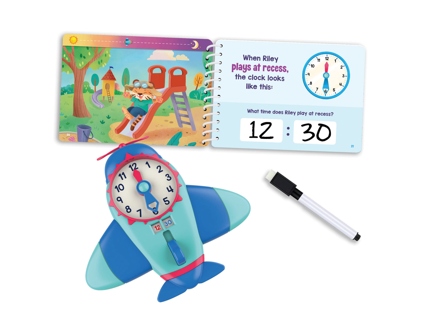 Learning Resources Time to Learn Telling Time Activity Set
