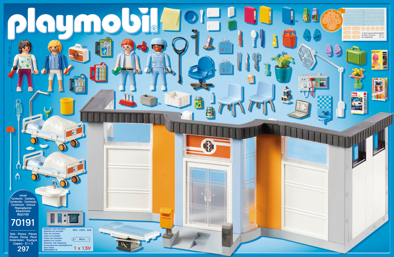 Playmobil 70191 Furnished Hospital Wing