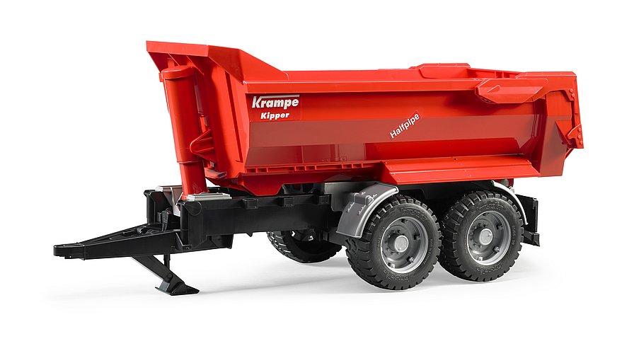 Bruder Krampe tandem halfpipe tipping trailer