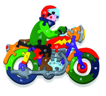 Alphabet Jigsaws Alphabet Motorbike